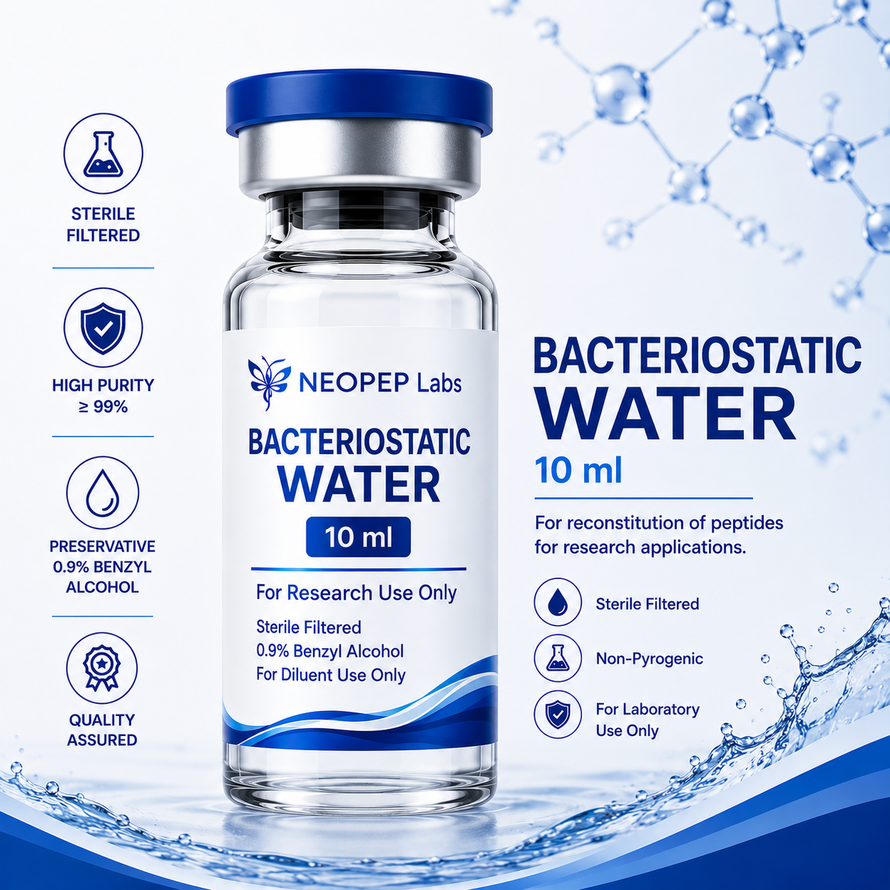 Bacteriostatic Water 10ml